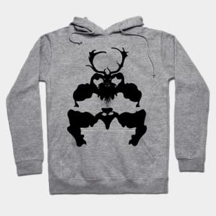 Mysterious Rorschach Stag Hoodie